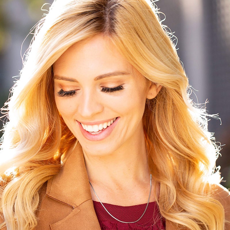 LIFETIME JEWELRY 1mm Box Chain Necklace for Women and Men 24k Real Gold Plated (30 inches, White Gold) - Image 2